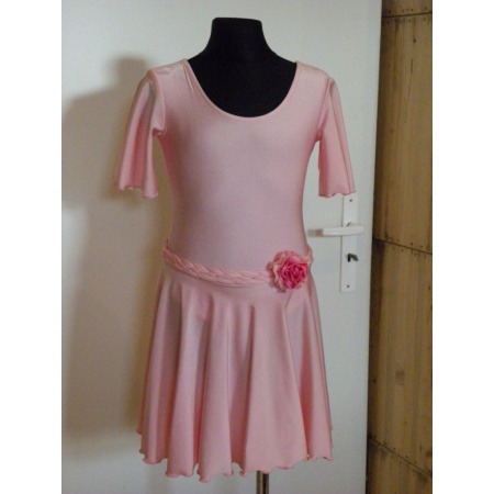 Detské ružové tanečné šaty