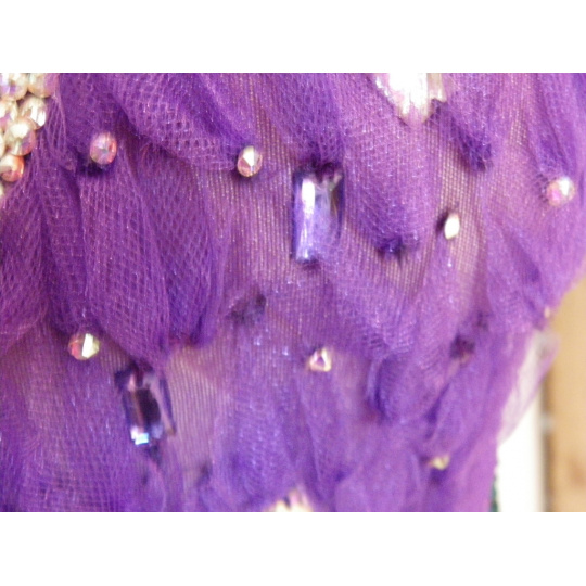 Dámske tanečné šaty fialové