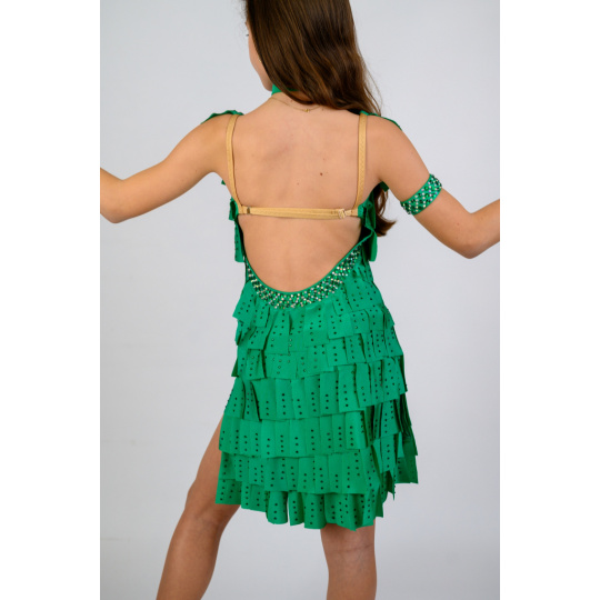 Dámske tanečné šaty zelené