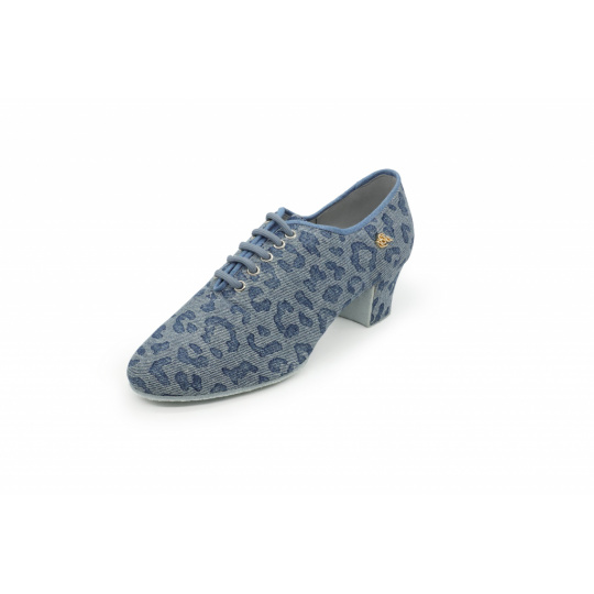 T1B denim leopard - Tréningová obuv