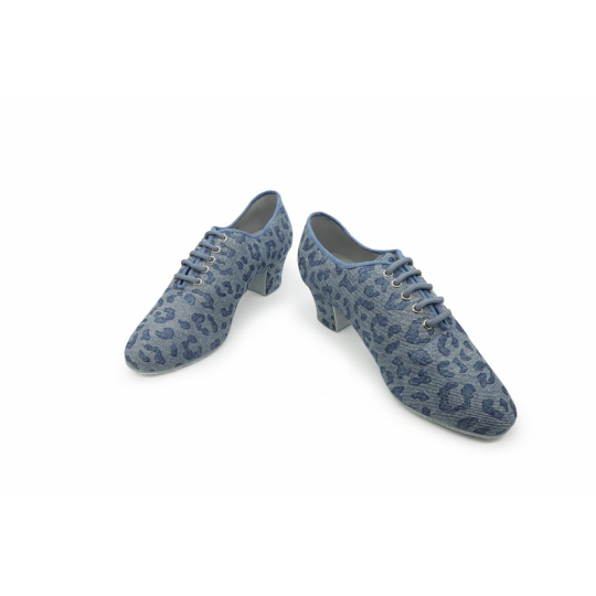 T1B denim leopard - Tréningová obuv