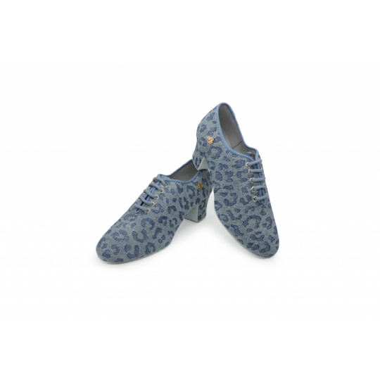 T1B denim leopard - Tréningová obuv