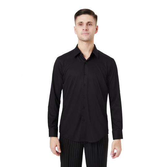 NY 23101S čierna tréningová košeľa