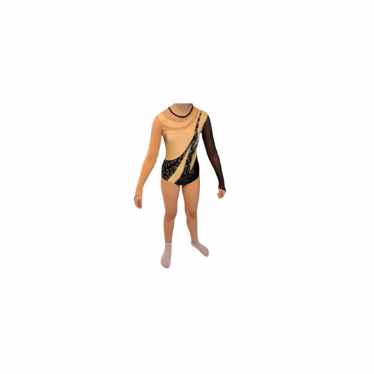 Dres na modernú gymnastiku (dlhý rukáv)