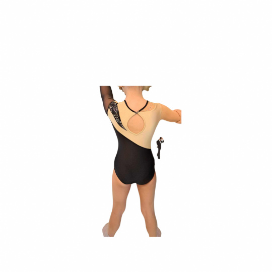 Dres na modernú gymnastiku (dlhý rukáv)