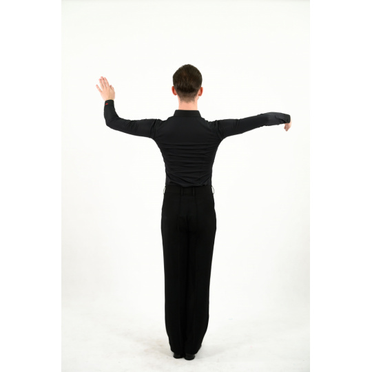 NY 23101S čierna tréningová košeľa