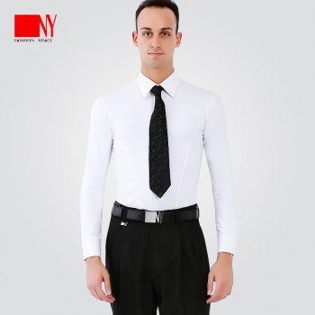 NY 16610S-A biela tréningová košeľa