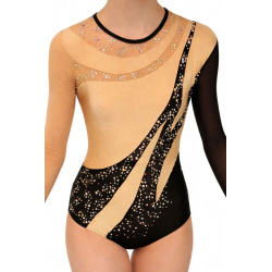Dres na modernú gymnastiku (dlhý rukáv)