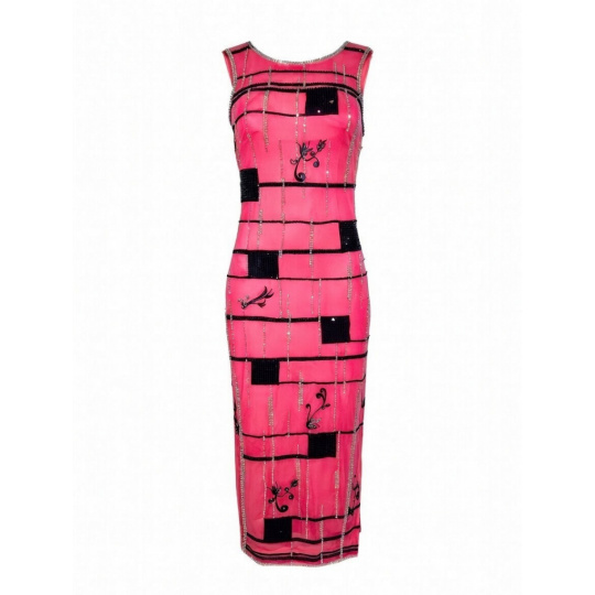 Dámske tanečné šaty s prestrihmi po bokoch