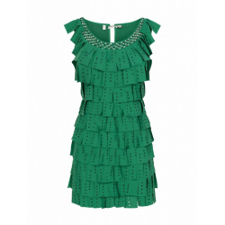 Dámske tanečné šaty zelené