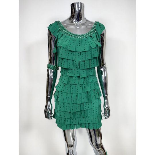 Dámske tanečné šaty zelené