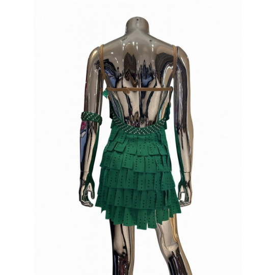 Dámske tanečné šaty zelené