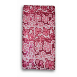 Elastická sieťka cyklamen white flowers