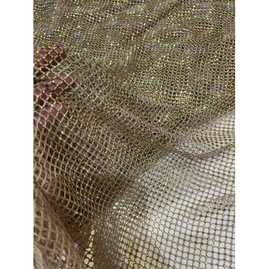 Sieťka gold s kameňmi