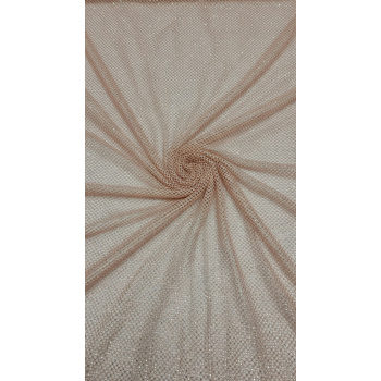 Sieťka peach s kameňmi