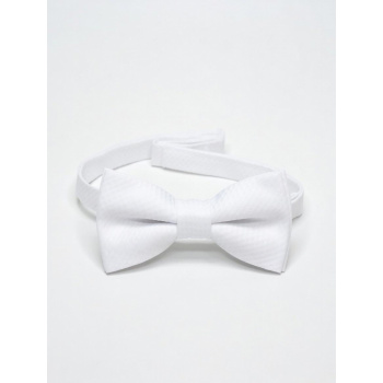 Pánsky piketový motýlik - malý biely