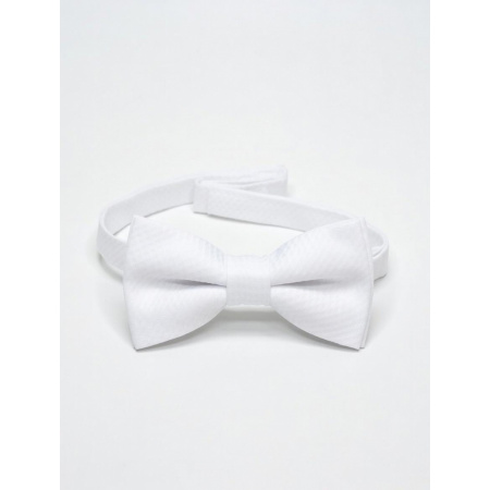 Pánsky piketový motýlik - malý biely