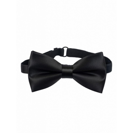  Pánsky saténový motýlik - veľký, čierny