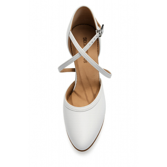 116 SD white leather