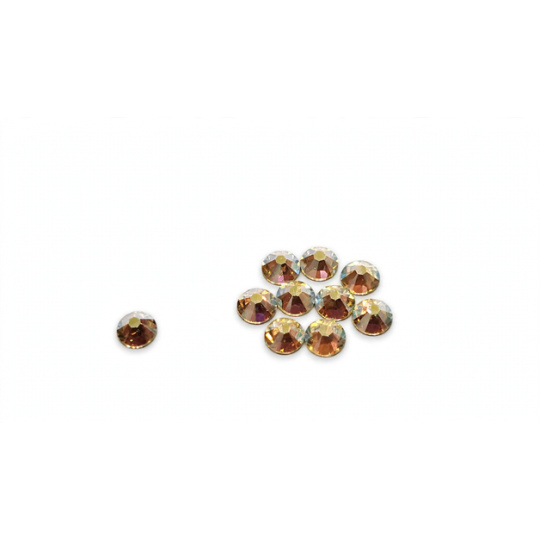 Swarovski SS 15 gold quartz AB