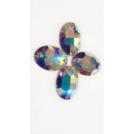 Swarovski našívacie crystal AB