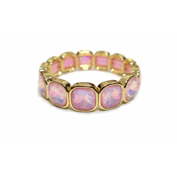 Náramok pink opal AB