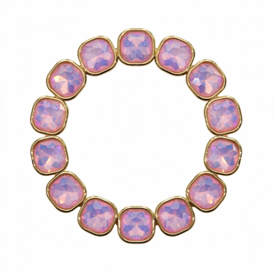 Náramok pink opal AB