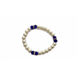Náramok blue white