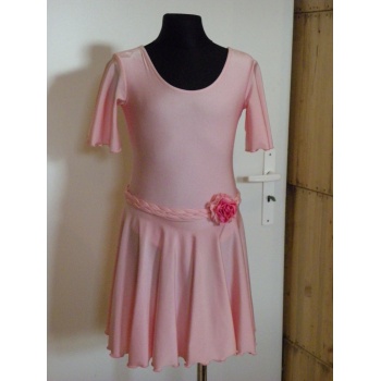 Detské ružové tanečné šaty