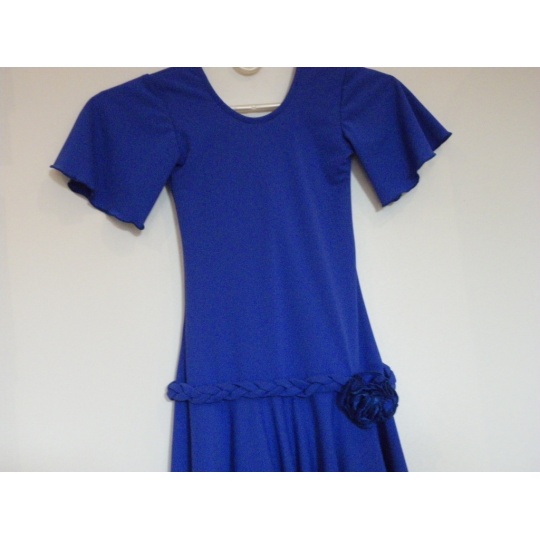Detské modré tanečné šaty